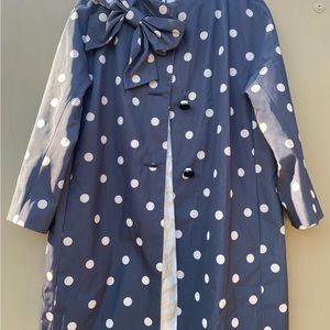 Kate Spade Deco Dot Dorothy Coat Sz M